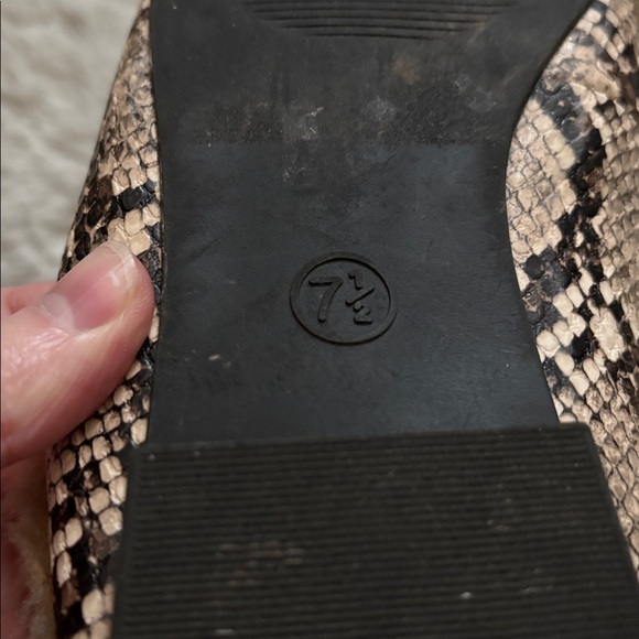 A New Day Faux Fur Snake mules - Picture 3 of 3